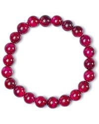 jean claude - Jewelry Tiger Eye Bead Stretch Bracelet - Lyst