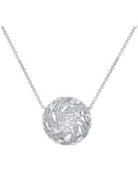 Diana M. Jewels - Fine Jewelry 14k White Gold 0.37 Ct. Tw. Diamond Necklace - Lyst