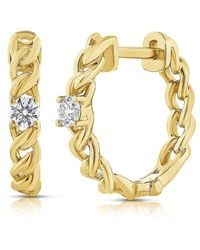 Diana M. Jewels - Fine Jewelry 14k 0.25 Ct. Tw. Diamond Huggie Earrings - Lyst