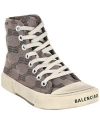 Balenciaga - Paris Bb Monogram High-Top Sneaker - Lyst