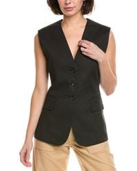 A.L.C. - Noa Linen-Blend Vest - Lyst
