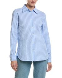 Officine Generale - Colombe Textured Woven Shirt - Lyst