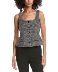 Toccin - Georgia Scoop Neck Wool-Blend Top - Lyst