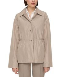 Lafayette 148 New York - Plus Gathered Waist Snap Front Overshirt - Lyst