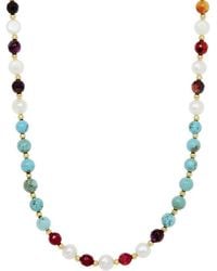 Savvy Cie - 18K Plated 4-5Mm Pearl Beads Necklace - Lyst