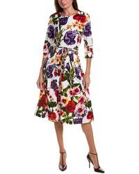 Samantha Sung - Midi A-line Dress - Lyst