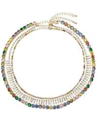 Eye Candy LA - The Luxe Collection Cz Everly Necklace Set - Lyst