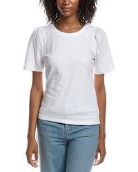 Current/Elliott - Puff Sleeve T-Shirt - Lyst
