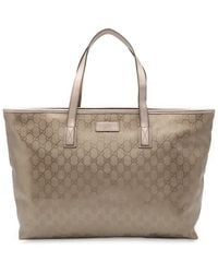 Gucci - Gg Imprime Tote (Authentic Pre-Loved) - Lyst