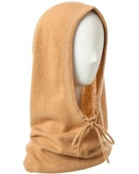 Phenix - Jersey Drawstring Cashmere Hood - Lyst