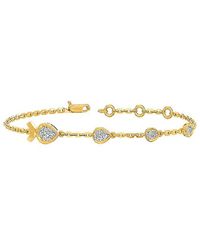 Lab Grown Diamonds - 14K 0.72 Ct. Tw. Lab-Grown Diamond Tennis Bracelet - Lyst