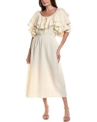 RHODE - Sally Midi Dress - Lyst