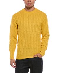 N.Peal Cashmere - Thames Cable 100% Cashmere Crewneck Sweater - Lyst