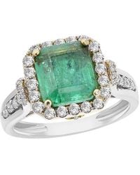 Diana M. Jewels - 18k Two-tone 4.09 Ct. Tw. Diamond Ring - Lyst