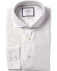 Charles Tyrwhitt - Non-iron Cambridge Weave Cutaway Extra Slim Fit Shirt - Lyst