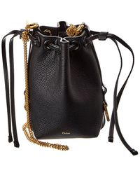 Chloé - Marcie Micro Leather Bucket Bag - Lyst