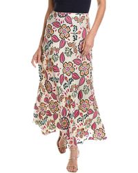 Rag & Bone - Wren Floral Silk-blend Maxi Skirt - Lyst