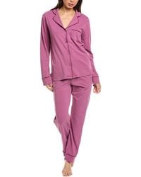 Petite Plume - 2Pc Pima Pajama Set - Lyst