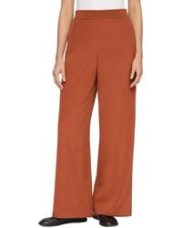 Lafayette 148 New York - Plus Knit Waist Riverside Silk-Blend Wide Leg Pant - Lyst