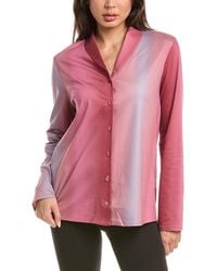 Hanro - Ombre Shawl Collar Shirt - Lyst