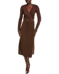 Diane von Furstenberg - Daniella Knit Wool-Blend Wrap Dress - Lyst