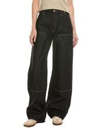 SLVRLAKE Denim - Cassie Worker Pant Empty Sky Wide Leg Jean - Lyst