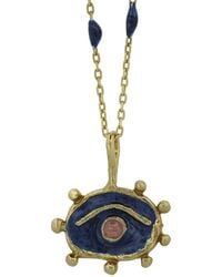 Ebru Jewelry - Protection & Luck Pendant Necklace - Lyst