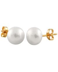 Splendid - 14k 8-8.5mm Freshwater Pearl Earrings - Lyst