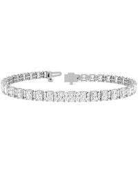 Lab Grown Diamonds - 14K 8.06 Ct. Tw. Lab-Grown Diamond Tennis Bracelet - Lyst
