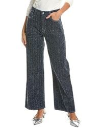 Rag & Bone - Lori High-Rise Full Length Wide Leg Pant - Lyst