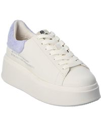 ash moby bicolor platform sneakers