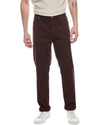 Brunello Cucinelli - Oxblood Traditional Fit Jean - Lyst