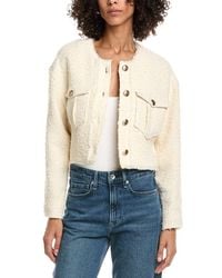 Generation Love - Emille Tweed Wool-blend Bomber Jacket - Lyst