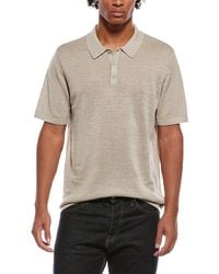 Onia - Linen Polo Sweater - Lyst
