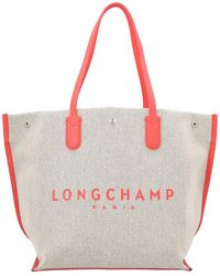 Longchamp - Essential Large Canvas Tote - Lyst