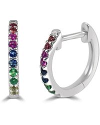 Sabrina Designs - 14k 0.17 Ct. Tw. Sapphire Earrings - Lyst