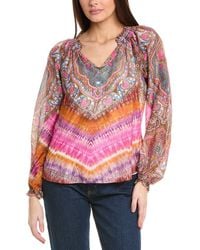 Hale Bob - Sadie Silk-Blend Top - Lyst