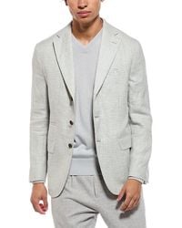 Eleventy - Wool & Linen-Blend Jacket - Lyst