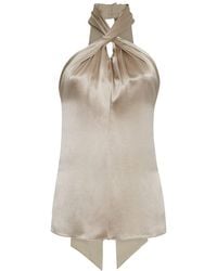 Adam Lippes - Thalia Silk Top - Lyst