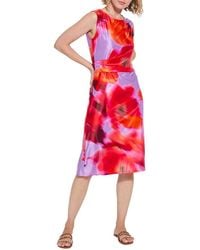 Lyssé - Raquel Side Drape Printed Dress - Lyst