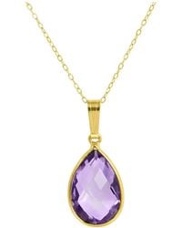 Savvy Cie - 6.25 Ct. Tw. Amethyst Pendant Necklace - Lyst