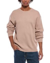 FRAME - Frame Ribbed Wool & Silk-blend Crewneck Sweater - Lyst