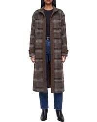 Avec Les Filles - Wool-Blend Cape Coat - Lyst