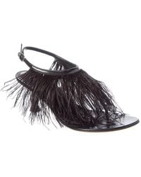 Proenza Schouler - Tee Feather Leather Sandal - Lyst