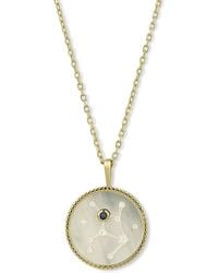 Samuel B. - 18K 0.10 Ct. Tw. Lapis & Pearl Necklace - Lyst