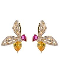 Eye Candy LA - Luxe Collection 18k Plated Cz Studs - Lyst