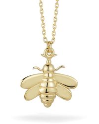Ember Fine Jewelry - 14k Bee Necklace - Lyst