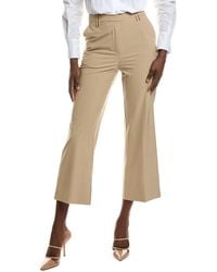 Ganni - Drapey Melange Cropped Pant - Lyst