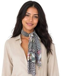 Blue Pacific - Tulip Paisley Silk-Blend Neckerchief - Lyst
