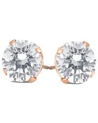 Diamond Select Cuts - 14k Rose Gold 0.50 Ct. Tw. Diamond Studs - Lyst